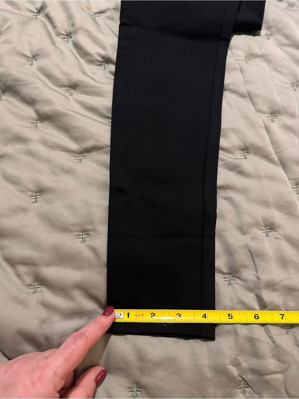 NWT Ann Taylor Black Ponte Side-Zip Slim Pants - Picture 8 of 9